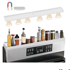 Silicone Stove Top Shelf 30" Magnetic Stove Top Shelf for Kitchen Oven Shelf